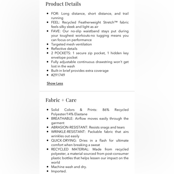 Athleta Printed Mesh Racer Run Short 4” - Picture 8 of 9